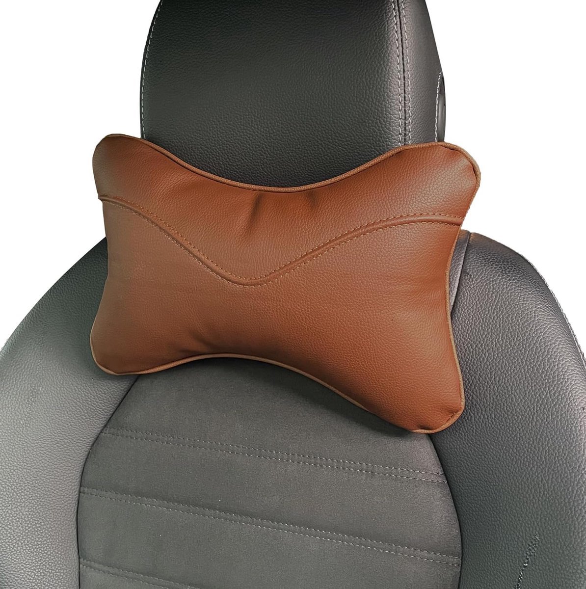 Comfortabele Autohoofdsteun - Ergonomisch Ontwerp - Verstelbare Bevestiging - Geschikt voor Autostoelen en Bureaustoelen - Verminder Vermoeidheid en Spanning
