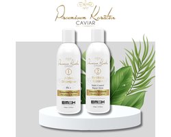 Premium Keratin Caviar - Braziliaanse keratinebehandeling - kit 2 x 150 ml