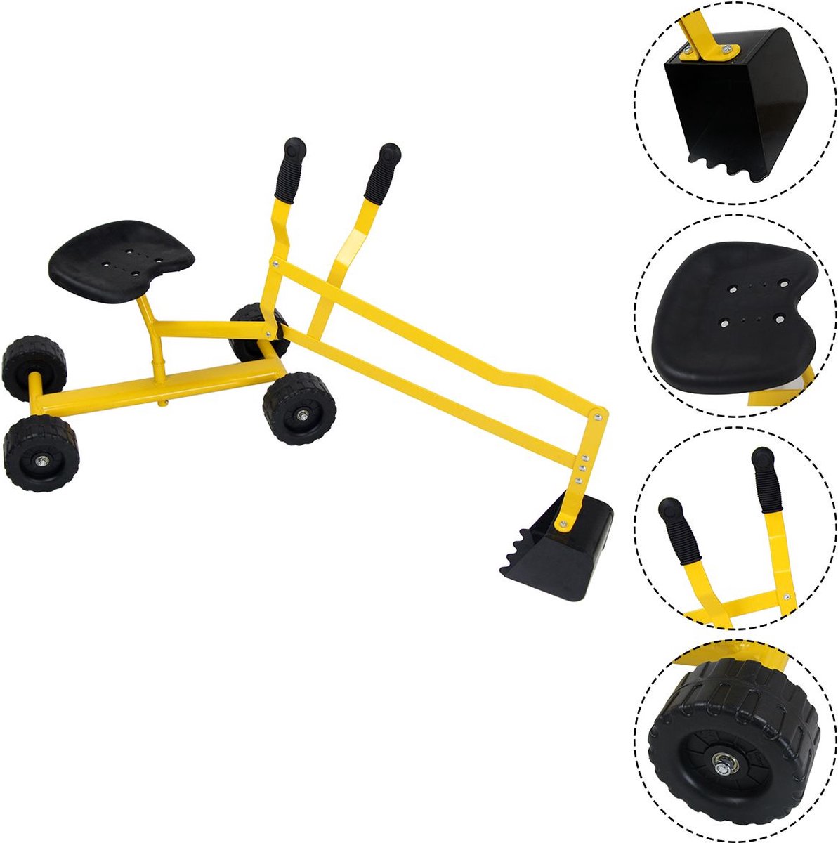 Speelgoed graafmachine Mammoet Ride-on