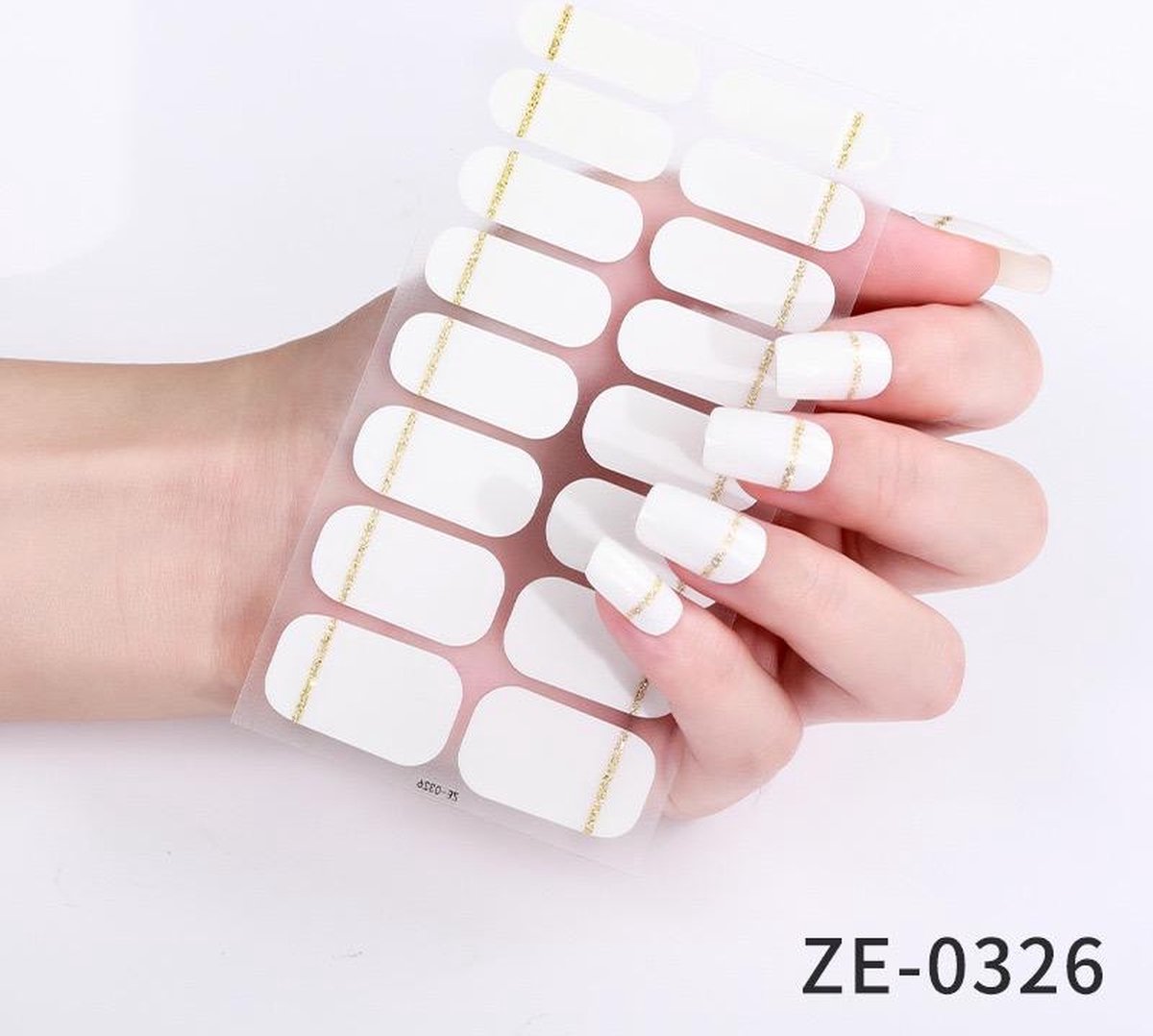 Goedkoopste Prachtige nieuwe design NagelStickers Met Nagelvijlen/ 1 vel , 16 tips/ Manicure Nagel stickers / Nail stickers