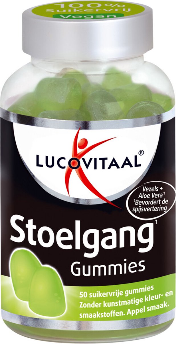 Goedkoopste 2x Lucovitaal Gummies Stoelgang 50 gummies