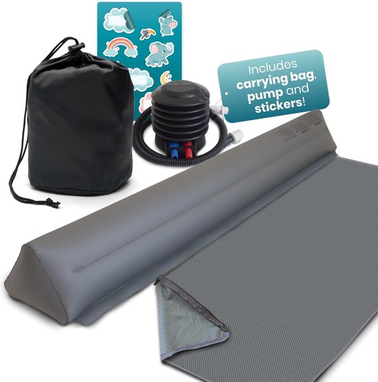Bord de lit gonflable - Bord de lit - Barrière de lit - Bord de lit Opblaasbaar - Bord de lit Extra - Protection contre les chutes de lit - Protection contre les chutes de lit Enfants