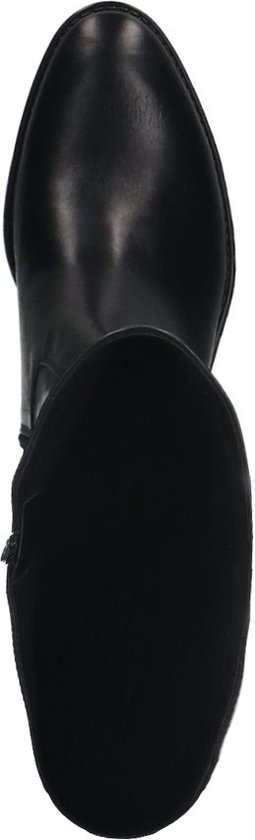 Manfield - Femme - Bottines hautes en cuir noir - Taille 41