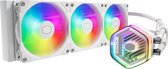 Bol.com Cooler Master MasterLiquid 360 Atmos waterkoeler - Wit - LGA1700 LGA1200 LGA115X AM4 AM5 aanbieding