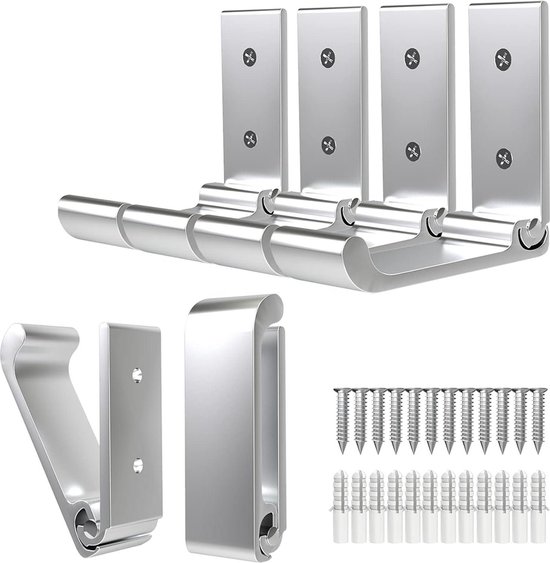 pzihao 5 stuks opvouwbare wandhaken, klaphaken, 90° opvouwbare kledinghaken, wandhanddoekhaken, voor keuken, badkamer, muur, jas, handdoek, sleutels, tassen, haken, zwart