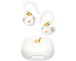 Soundcore Sport X20 oordopjes by Anker – draadloze sport oordopjes met oorhaak, Bluetooth, noise cancelling, diepe bas, IP68 waterdicht, zweetbestendig, 48 uur batterij, sport oortjes voor hardlopen, fitness en gym