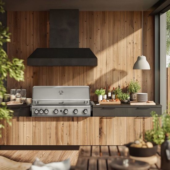 Mustang Jewel Grill Tafelblad Gas Roestvrijstaal van Mustang — afbeelding 3