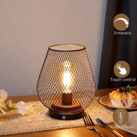 Kaars Warmer Lamp met Timer en Dimmer, Verstelbare Vintage Kaarsverwarmer voor Geurende Wax - 2 Gloeilampen - Elektrische Wassmelter - Geschenken