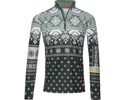Gareth & Lucas Skipully The Seventy-Eight - Heren M - 100% Gerecycled Polyester - Midlayer Sportshirt - Wintersport