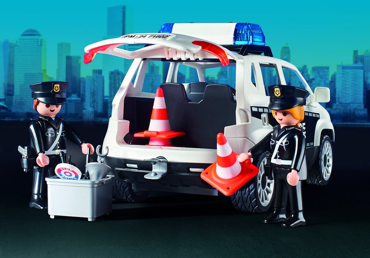 PLAYMOBIL Action Heroes 50YR Politiepost met voertuigen - 71602 — afbeelding 3