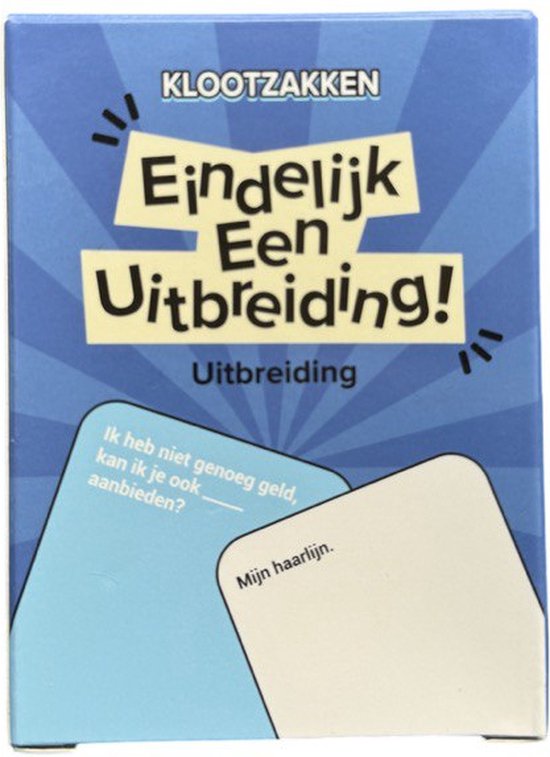 Foto: Klootzakken eindelijk een uitbreiding uitbreiding