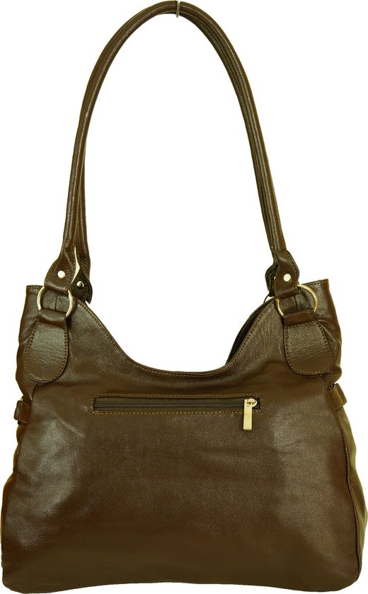 STILORD Tamara Kleine handtas dames leren bruine schoudertas vintage voor vrouwen om uit te gaan avondtas partytas elegant echt leren tasje Kleur:zwart