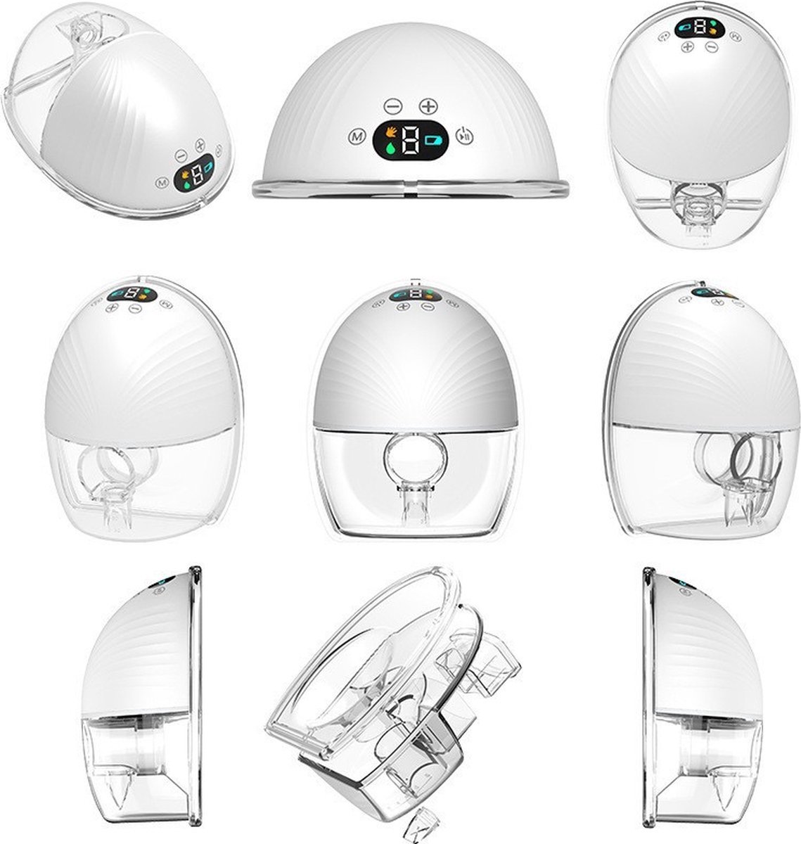 Goedkoopste YAR Breastflow - Handsfree Borstkolf 2x- Elektrische Draadloze Borstkolf – Draagbaar - Dubbele Elektrische handsfree Kolf