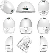 Bol.com YAR Breastflow - Handsfree Borstkolf 2x- Elektrische Draadloze Borstkolf – Draagbaar - Dubbele Elektrische handsfree Kolf aanbieding