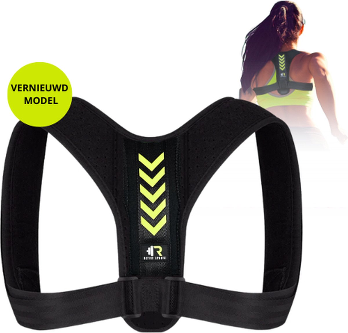 ReyFit Sports Postuur Corrector - Medische verstelbare rug houding - Schouderbrace - Rugbrace - Houding Corrector - Rugklachten - Blessures & Herstel