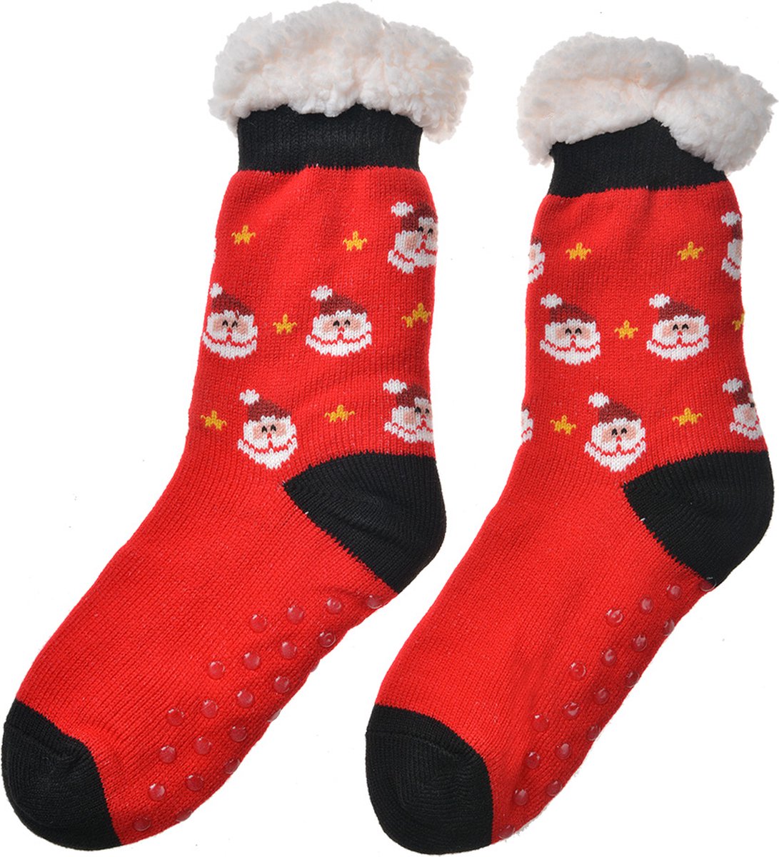 Clayre & Eef Kerstsokken one size Rood Synthetisch