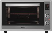 Bol.com Wiggo WMO-E657(W) - Vrijstaande Mini Oven - Electrisch - 60 CM - 65 liter - 2000 W - 5 Jaar Garantie - Wit aanbieding
