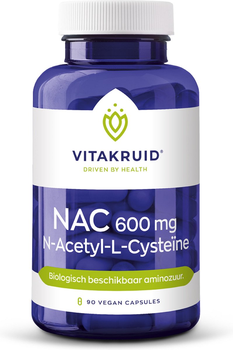 Goedkoopste Vitakruid NAC 600mg N-acetyl L-cysteine