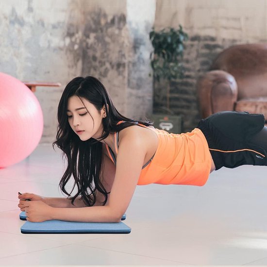 Antislip Kniekussen Yoga Ondersteuning Mat - Slijtvaste Workout Kniebeschermer - Pack van 4 — afbeelding 5