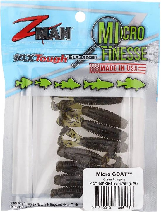 Z-man Zman Micro Chèvre 1.75 Huile de Minuit 4cm