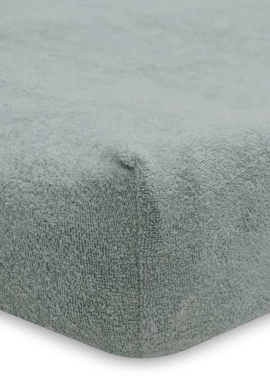 Jollein Aankleedkussenhoes Badstof 50x70cm Sea Green (2pack) — afbeelding 4