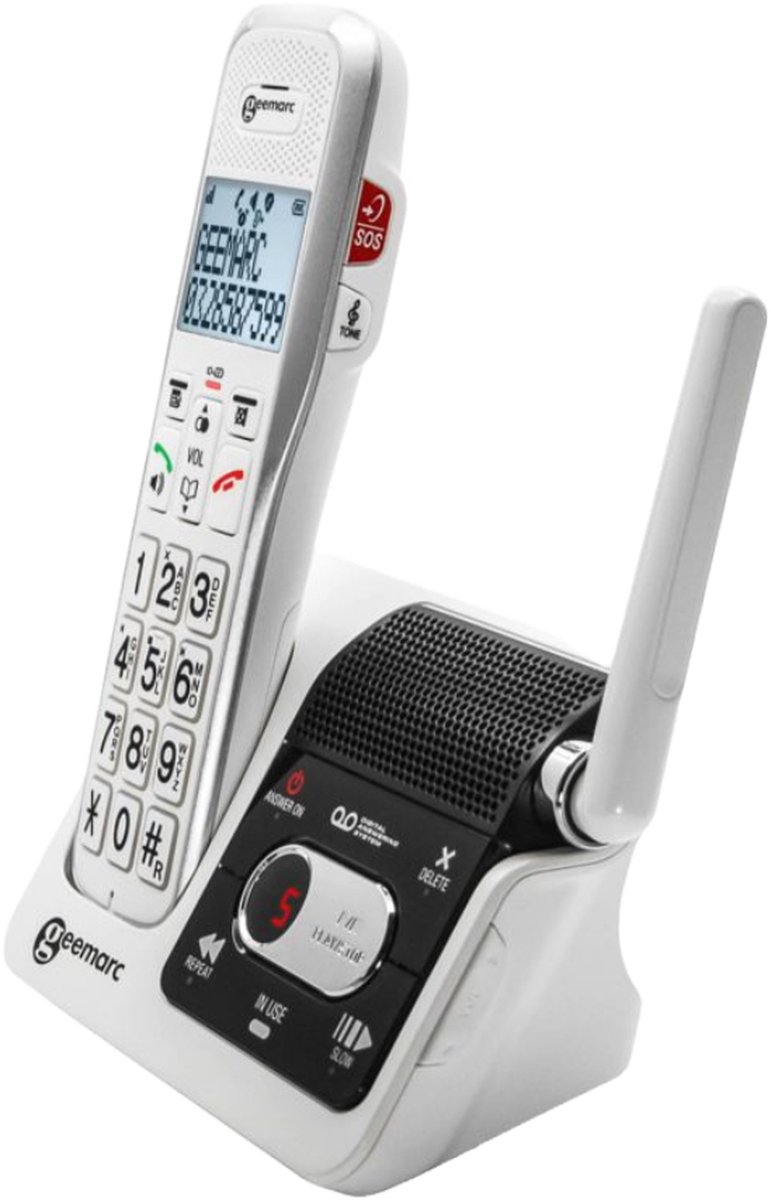 Geemarc Amplidect595 SOS-PRO senioren telefoon met noodknop foto 3