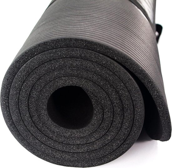Gymnastiekmat zwart - voor fitness, yoga en pilates van Gymna — afbeelding 4