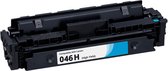 Toner Geschikt voor Canon 046H | 1x Cyaan Geschikt voor Canon i-Sensys LBP650 - LBP653CDW - LBP654CDW - LBP654CX - MF730 - MF731CDW - MF732CDW - MF733CDW - MF734CDW - MF735CDW - MF735CDWT - MF735CX