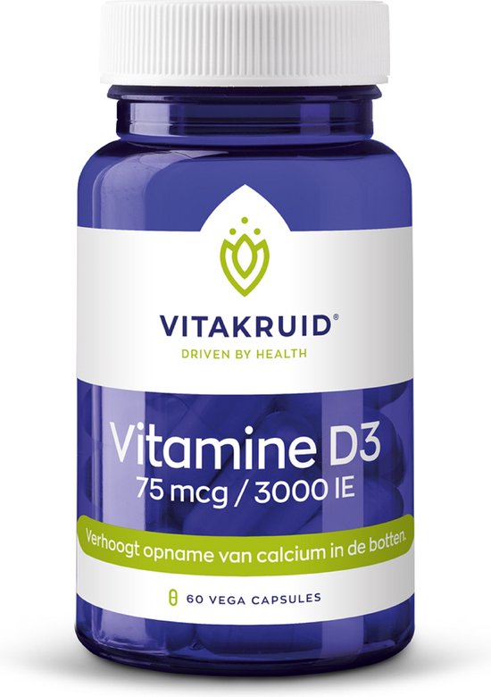 Vitakruid / Vitamine D3 - 75 mcg / 3000 IE - 60 vcaps