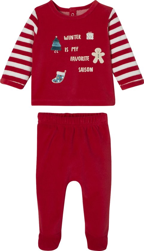 Borneobulletin Pyjama Noel Aubainerie Pièces Pyjama Bebe Velours