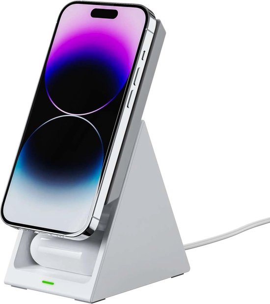 Choetech 3in1 - Draadloze Oplader Geschikt voor MagSafe iPhone, Apple Watch en AirPods