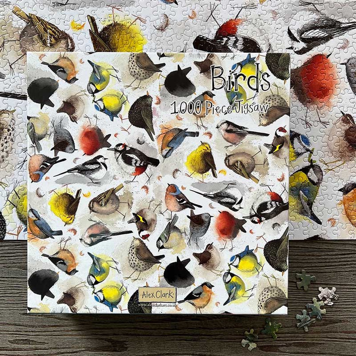 Alex Clark Puzzel 1000 stukjes Birds- Vogels