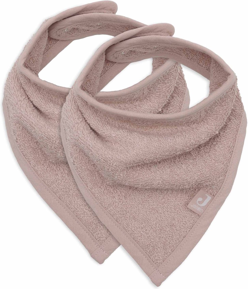Goedkoopste Jollein - Slab Bandana - Katoen - Slabbetjes Baby - 2 Stuks - Wild Rose - 2 Stuks