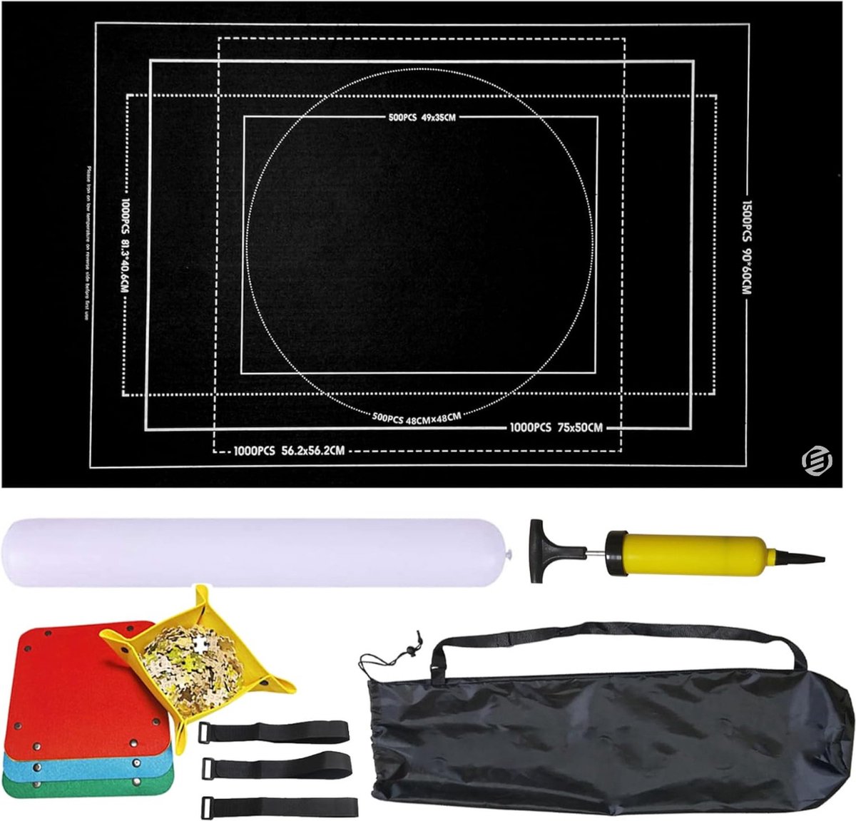 Equivera Puzzelplaat - Puzzelmat - Puzzelbord - Puzzel Plaat - Puzzelplank - Puzzelbord