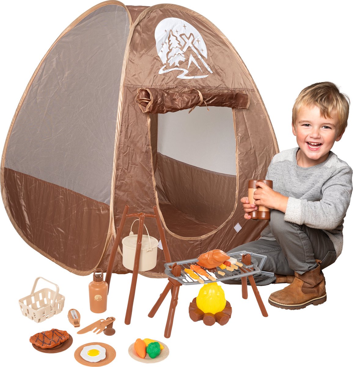 Kampeerset Tent Speelset, 34dlg.