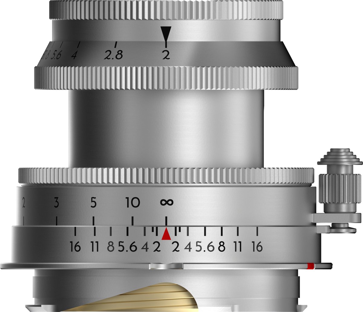 Thypoch FF M-50mm F2 Leica M-mount, Aluminium Version, silver