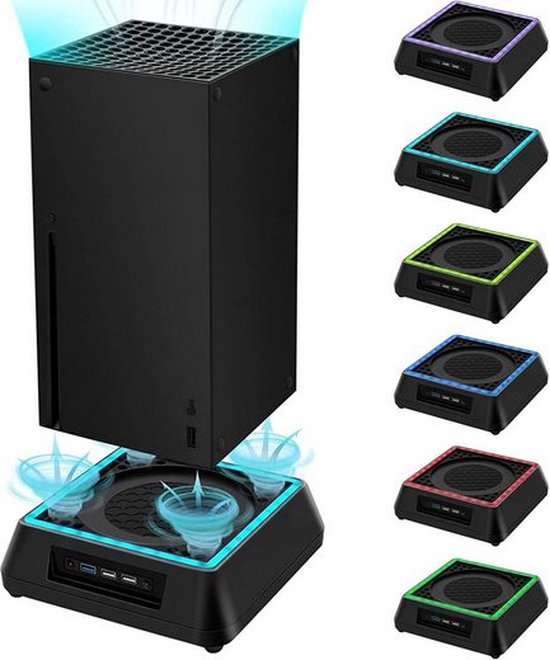 Wiilkac Opgewaardeerde Console Koelventilator Voor Xbox Serie X Externe Koeler Temperatuurregeling Ventilatorconsole Koelsysteem Met Usb Poort X 1682773977