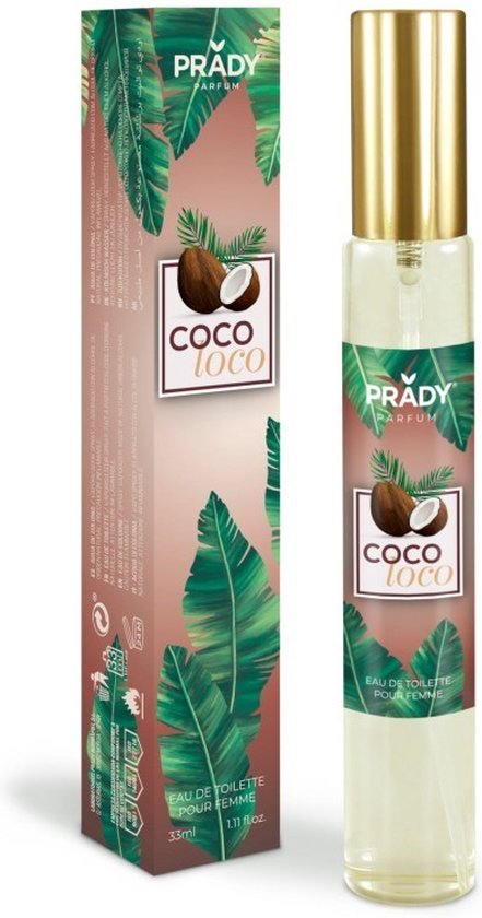 Prady - Coco Loco - Kokos Geur - Eau de Toilette Pour Femme - 33 ml