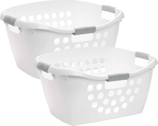 BranQ - Home essential Schuhbox Shoe Box mit Belüftungshaltelöcher und Deckel Kunststoff, 8l, Set von 3 Stück