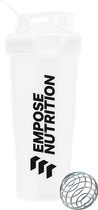 Empose Nutrition Shake Beker - 600 ml - Wit - Shaker Proteine