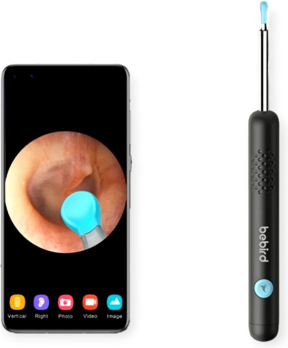 Goedkoopste Bebird R1- Oorsmeer verwijderaar- Gecertificeerd- HD Camera- 1 siliconen opzet stukje- Oorspuit- Oorsmeer- Vaderdag- Oor verzorging- Noodpakket essential- Camera met Bluetooth