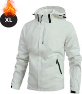 Nivard Windcoat For Men - Parka - Printemps & Automne - Veste - Adulte - Coupe-vent - Coupe-vent - Plein air - Wit - Taille XL