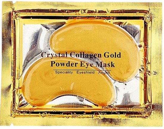 Collageen oogmasker 100 STUKS (50 paar) - gezichtsmaskers verzorging - anti wallen en donkere kringen – eye oog patches pads - Gezichtsverzorging tegen wallen - Eye pads tegen donkere kringen - Hydrogel goud - eyepads
