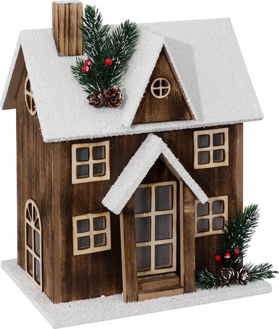 LED kerstdecoratie huisje - magische glans en duurzaamheid voor vele seizoenen