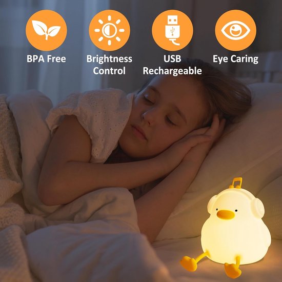 Lexium Capybara Lamp - Capibara Lamp - Nachtlampje Kinderen - Nachtlampje Baby - Lampje Slaapkamer van Lexium — afbeelding 3