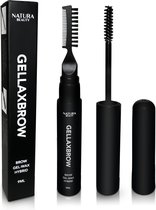 Bol.com GELLAXBROW - Brow Gel-Wax Hybrid met 3 applicators - Borstel 1 Borstel 2 en Kam- Unieke Combinatie Van Wenkbrauwgel en W... aanbieding