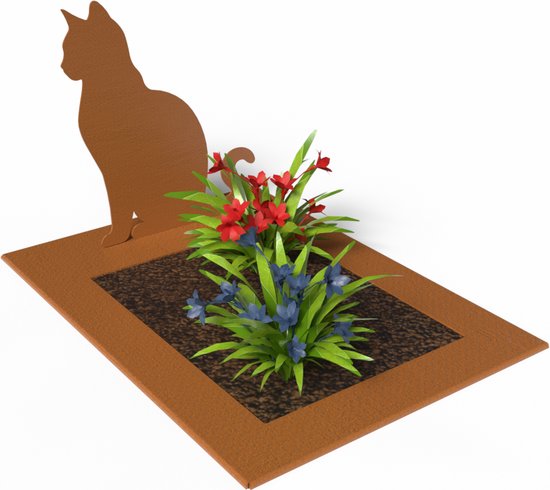 thumbnail: Relaxdays Gedenksteen Voor Katten – Weervaste Herdenkingssteen Met Engel Voor In De Tuin