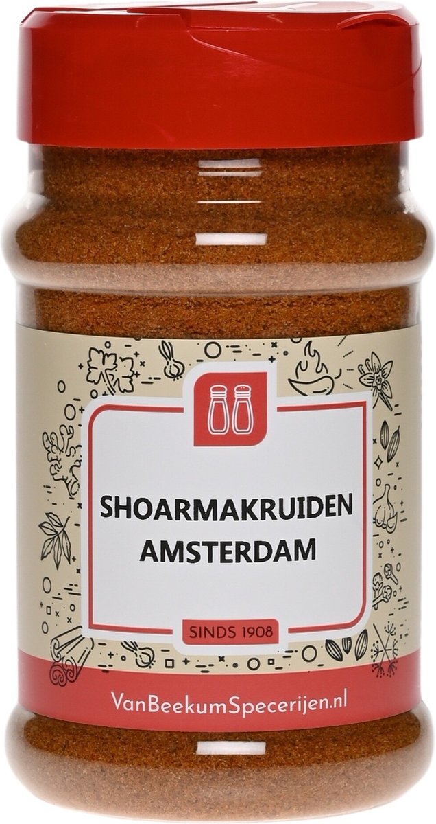 Goedkoopste Van Beekum Specerijen - Shoarmakruiden Amsterdam - Strooibus 180 Gram