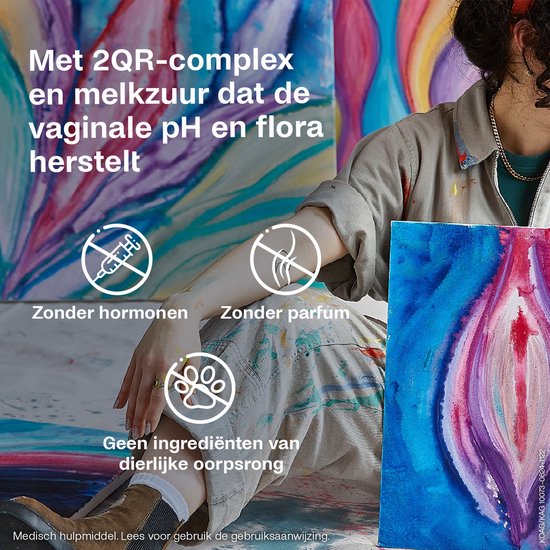Multi-Gyn Actigel 2 in 1, 50 ml - Vaginale behandeling tegen bacteriele vaginose, Herstelt pH waarde voor Vaginale Gezondheid, Intieme Hygiene tegen vaginale geur, abnormale afscheiding en jeuk, Directe werking, Klinisch bewezen, incl. applicator