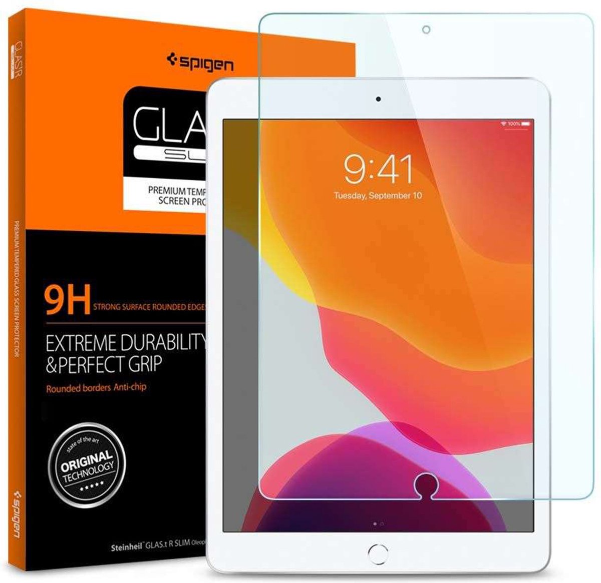 Spigen Glas tR Slim screenprotector voor iPad 10.2 (2019 2020 2021) - transparant